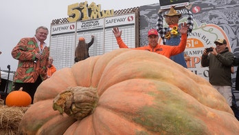 Pumpkin weighing 2,471 pounds wins California contest