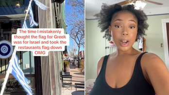 TikToker apologizes after tearing down Greek flags she mistook for Israeli flags: 'My bad'