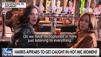 Harris caught on hot mic admitting her campaign is struggling with male voters