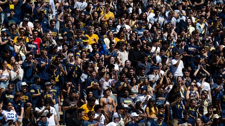 Excited Cal Fans Crash Gates for ESPN’s 