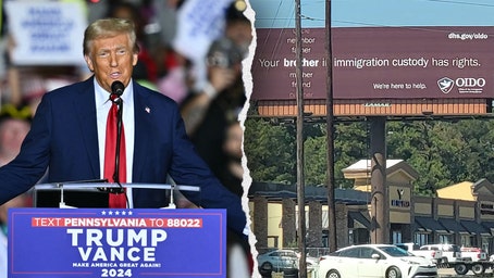 Trump vows to dismantle billboards pushing rights for illegal immigrants if he wins