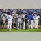 Benches clear in Yankees-Royals ALDS game after hard tag; New York stars wave off Kansas City player