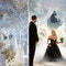 Winter wedding color palette will transform your big day into a whimsical wonderland