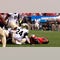 NC State quarterback Grayson McCall carted off the field after scary hit sends helmet flying