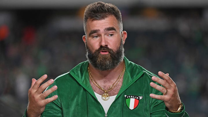 Jason Kelce berated by angry fan in California over autograph signing