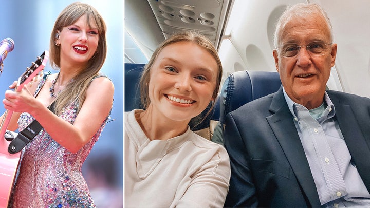 Taylor Swift's dad approves of Travis Kelce in conversation with plane seatmate