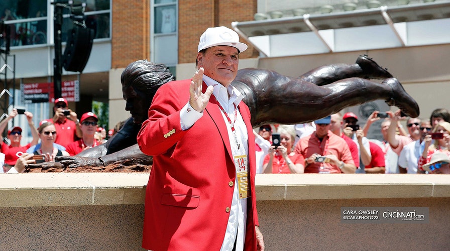 Pete Rose Reds Hall of on sale Fame Induction Items!