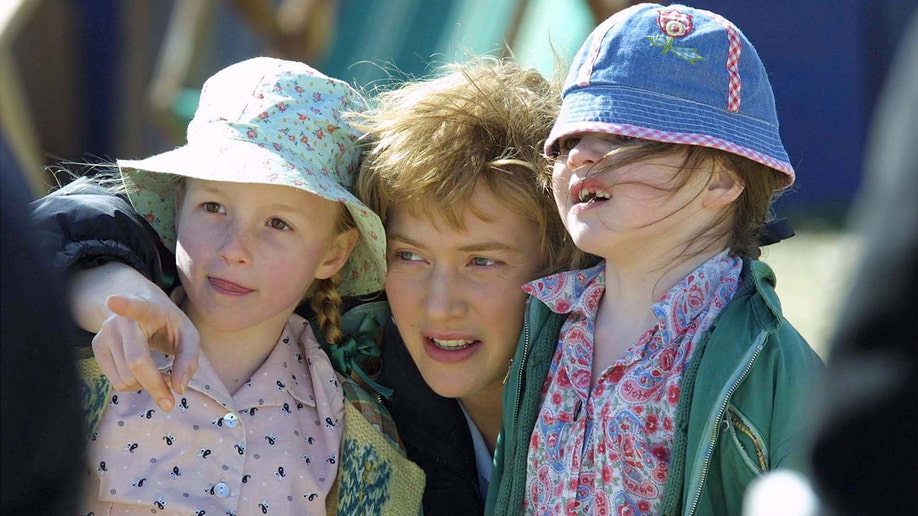 Kate Winslet on the set of 