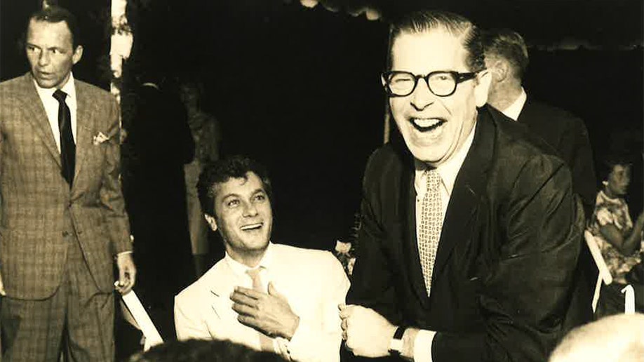 Tony Curtis and Milton Berle