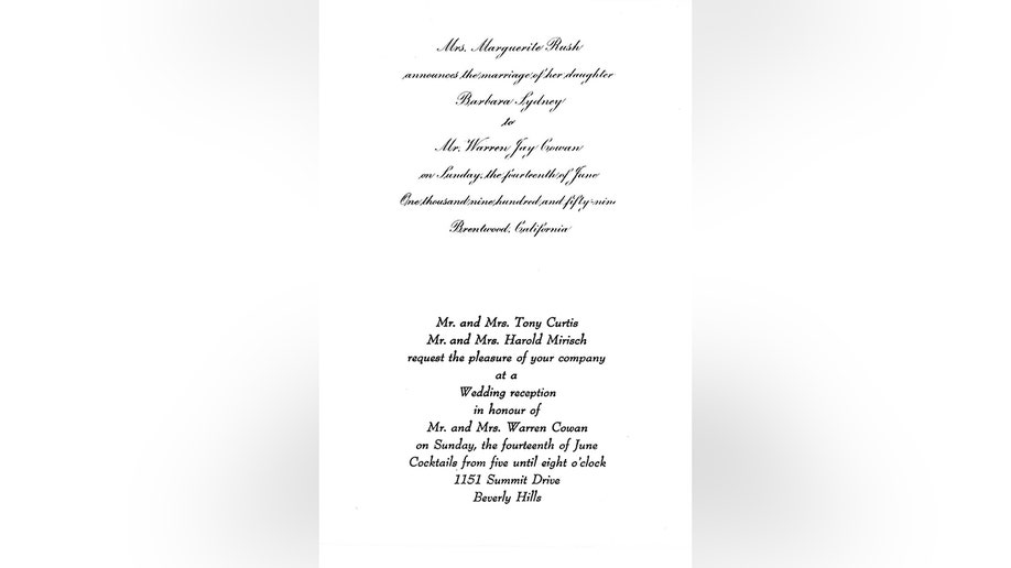 Wedding invitation