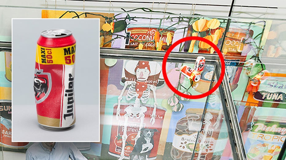 Museum worker mistakes beer can artwork for garbage, tosses in trash thumbnail