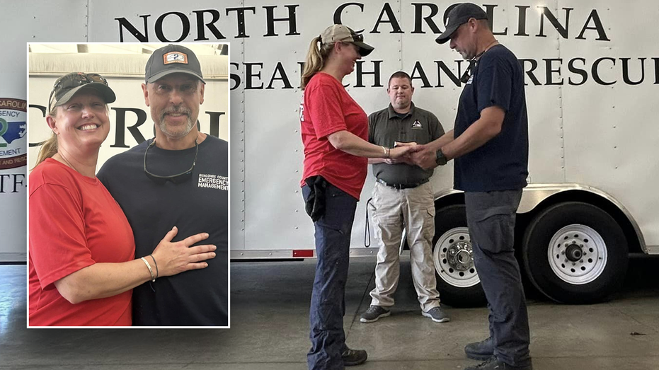 North Carolina first responders exchange vows among chaos in Hurricane Helene aftermath thumbnail