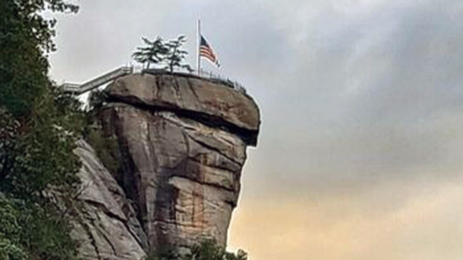 American flag stands strong after tourist town leveled by remnants of Hurricane Helene: ‘Hope and strength’