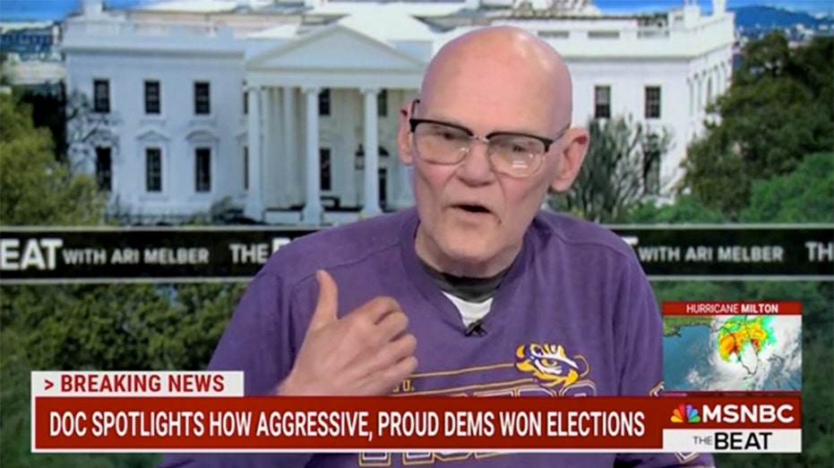 James Carville admits he's 'scared to death' about election day