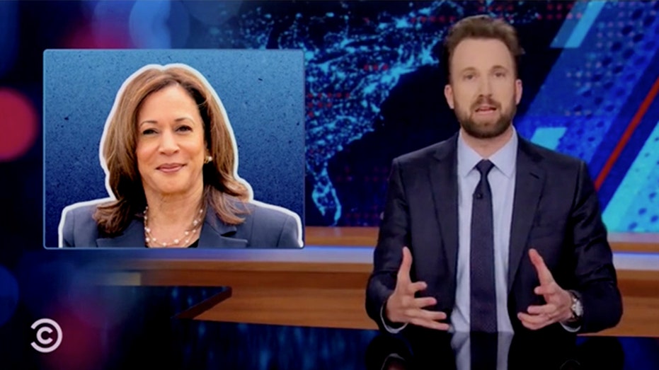 ‘The Daily Show’ host mocks Kamala Harris for failing to differentiate herself from President Biden: ‘Come on’