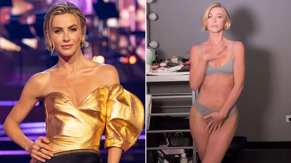 ‘Dancing with the Stars’ host Julianne Hough strips down after firing back at concerns over her body