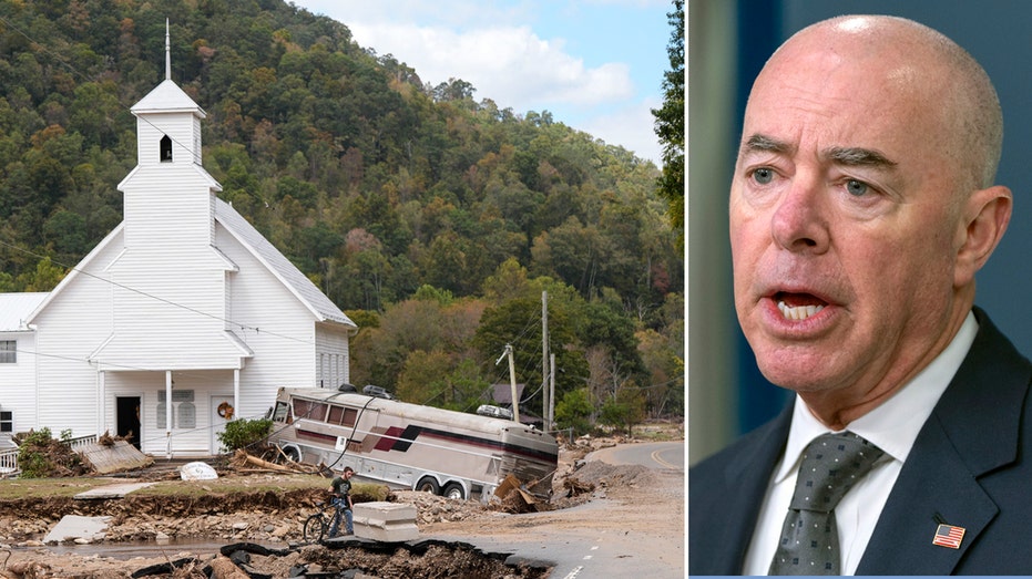 Mayorkas' claim that FEMA is 'tremendously prepared' comes back to haunt him amid Helene aftermath thumbnail