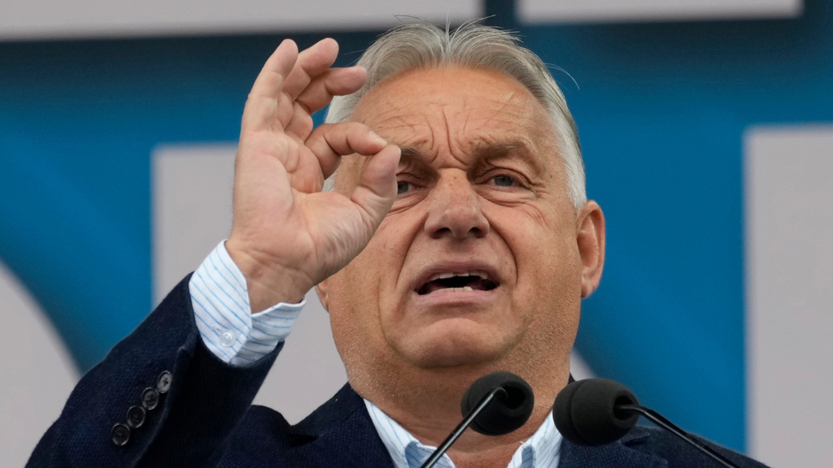 Hungary’s Orban interrupted, accused of 'selling out' country to Russia, China during EU news conference thumbnail