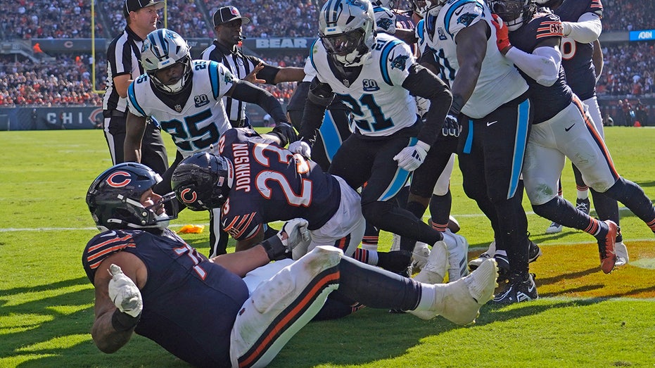 Bears-Panthers fight leads to ejections in Chicago's blowout win thumbnail