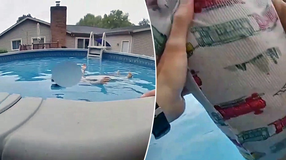 WATCH: Hero Indiana officer saves missing autistic boy, 3, from drowning in pool thumbnail