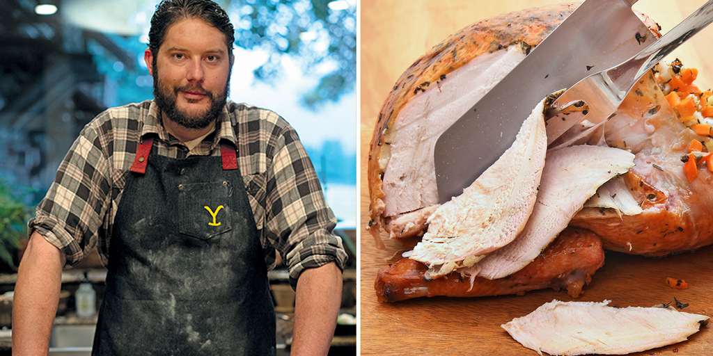 'Yellowstone' star and chef reveals Thanksgiving turkey carving tips, common bird-cooking mistakes