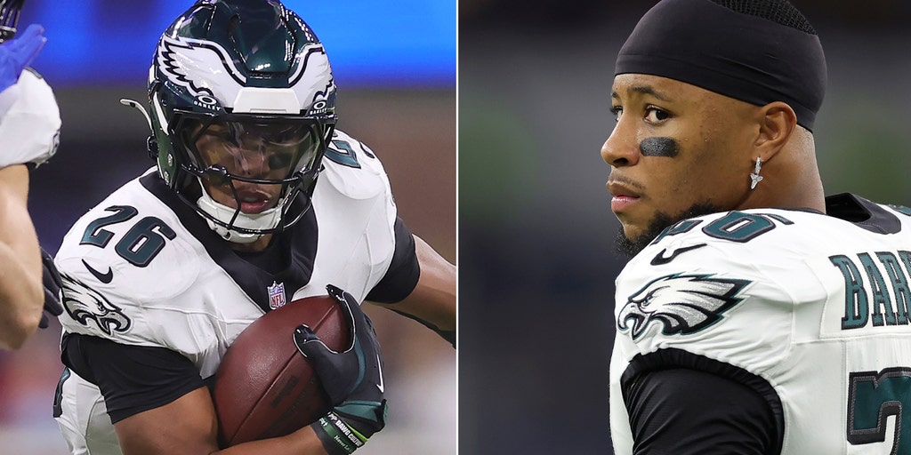 Eagles' Saquon Barkley sets franchise single-game rushing record in statement win over Rams