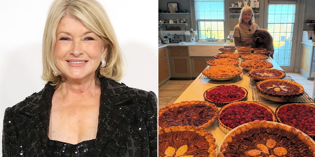 Martha Stewart makes baking mistake ahead of Thanksgiving Day feast