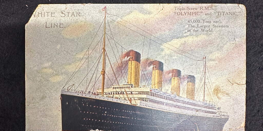 Titanic passenger's postcard sent days before sinking sells for