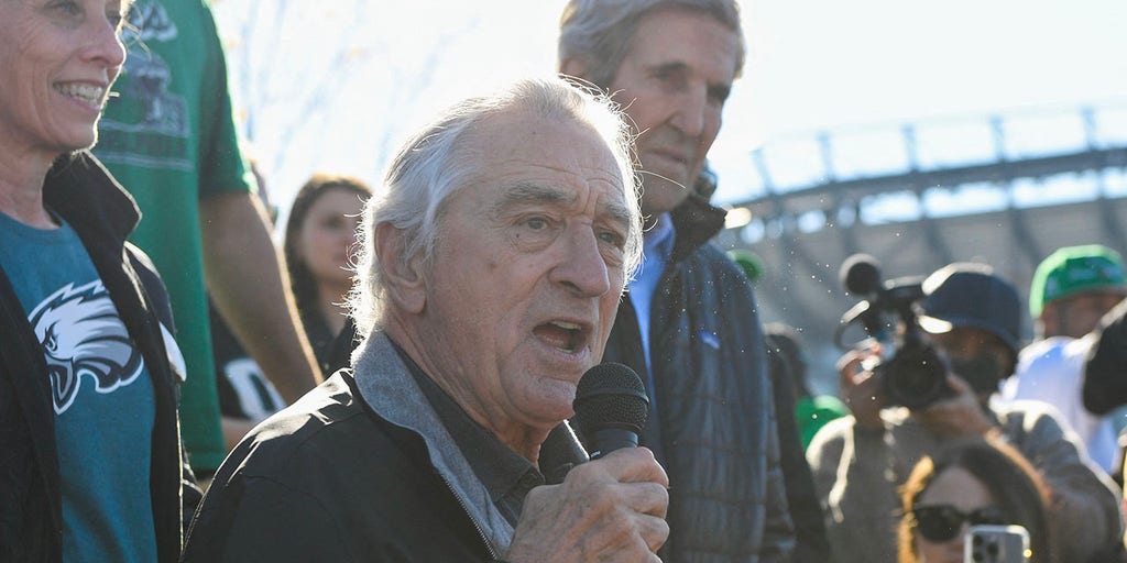 Robert De Niro stumps for Harris at Eagles tailgate as presidential race comes down to wire