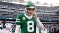 New York Jets quarterback Aaron Rodgers (8) walks off the field after the Jets lost an NFL football game to the Indianapolis Colts, Sunday, Nov. 17, 2024, in East Rutherford, N.J. - Fox News