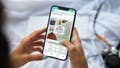 A woman using the Amazon app to shop - Fox News
