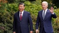 U.S. President Joe Biden waves as he walks with Chinese President Xi Jinping at Filoli estate on the sidelines of the Asia-Pacific Economic Cooperation (APEC) summit, in Woodside, California, U.S., November 15, 2023. - Fox News