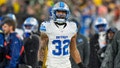 Detroit Lions safety Brian Branch reacts after being disqualified by the referee during the first half against Green Bay Packers at Lambeau Field in Green Bay, Wis. on Sunday, Nov. 3, 2024. - Fox News