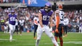 T.J. Hockenson #87 of the Minnesota Vikings reacts after a first down catch during the fourth quarter against the Chicago Bears at Soldier Field on November 24, 2024 in Chicago, Illinois. - Fox News