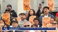 Demonstrators advocate for Los Angeles city leaders to adopt a sanctuary city ordinance on Tuesday. - Fox News