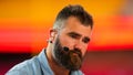 Former NFL player Jason Kelce prior to a game between the New Orleans Saints and the Kansas City Chiefs at GEHA Field at Arrowhead Stadium. - Fox News