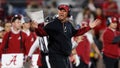 Head coach Kalen DeBoer of the Alabama Crimson Tide reacts with a look in the direction of side judge Victor Sanchez after a play against the Oklahoma Sooners in the fourth quarter at Gaylord Family Oklahoma Memorial Stadium on November 23, 2024 in Norman, Oklahoma.  Oklahoma won 24-3. - Fox News