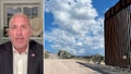 This split shows former CBP acting Commissioner Mark Morgan and the southern border. - Fox News