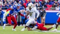 Colorado quarterback Shedeur Sanders (2) scrambles for yardage during the 2nd quarter between the Kansas Jayhawks and the Colorado Buffaloes at GEHA Field at Arrowhead Stadium. - Fox News