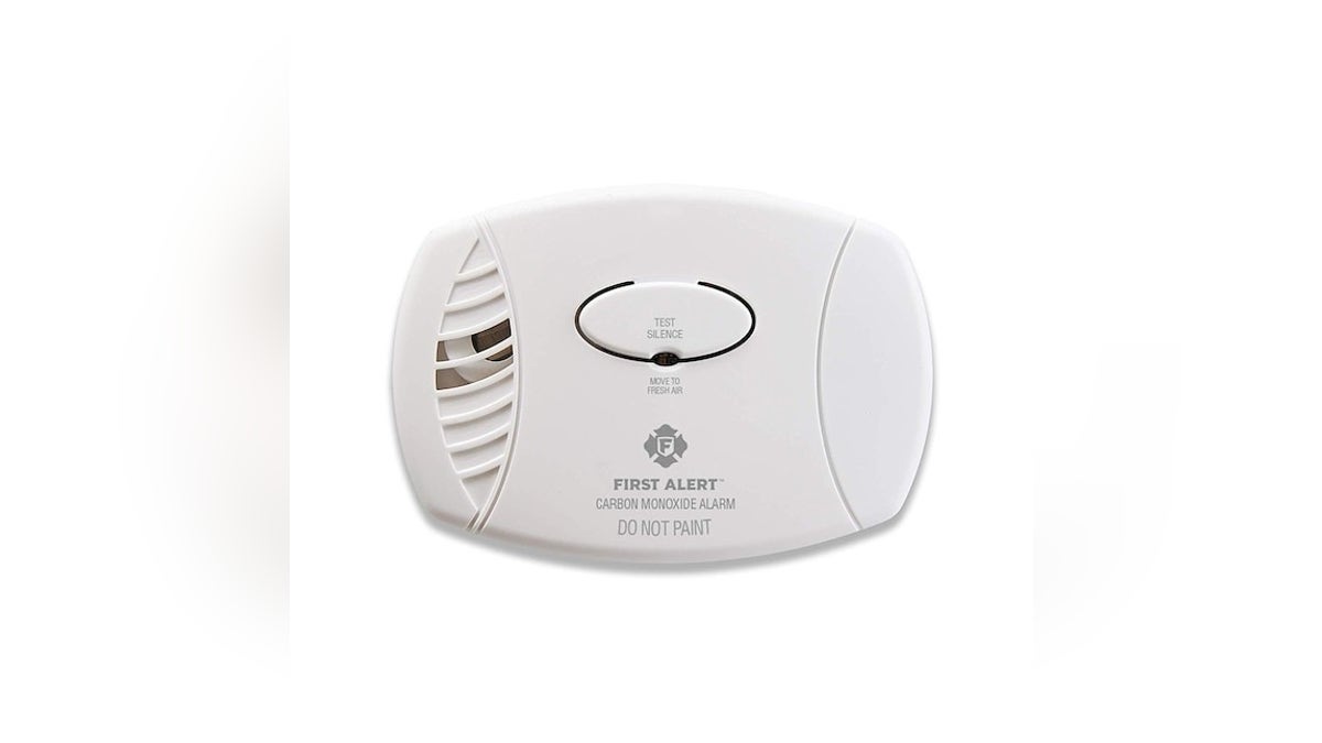 A carbon monoxide detector installed near your fireplace provides peace of mind by detecting potentially harmful gases and smoke.