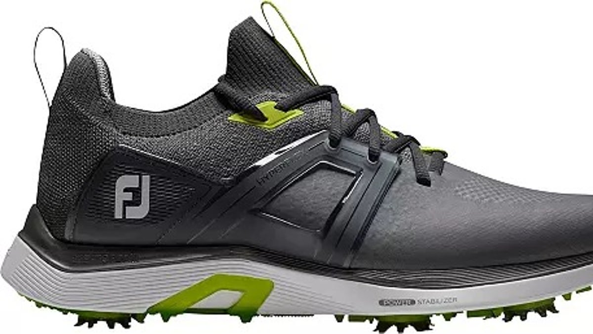 Find sure footing on wet or icy ground with FootJoy waterproof golf shoes.