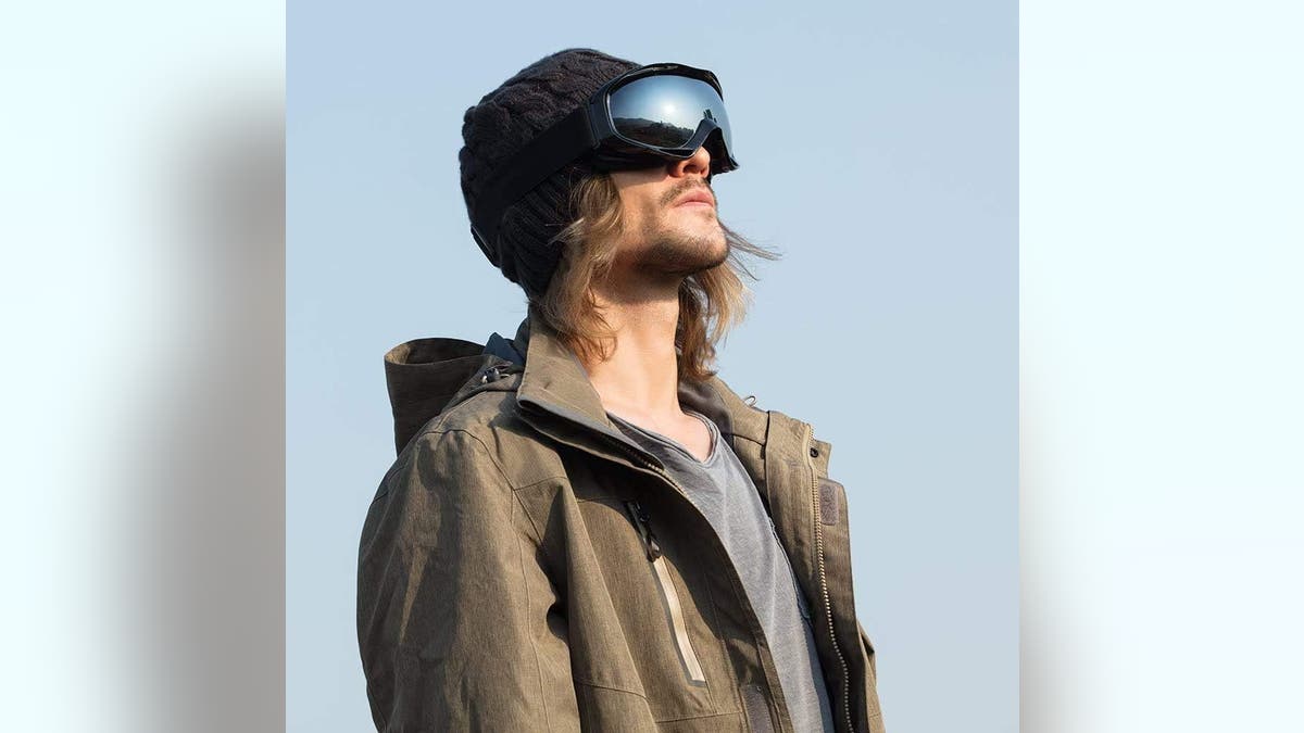 Protect your eyes from the sun and snow.