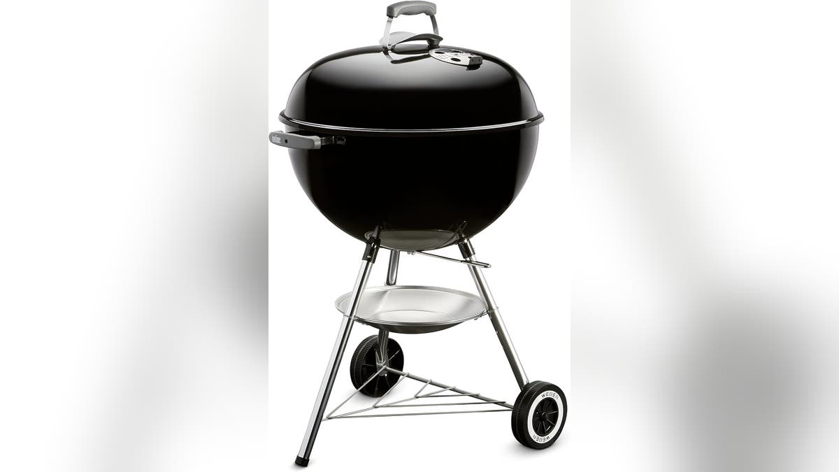 A charcoal grill is easy to use and cooks delicious foods.?
