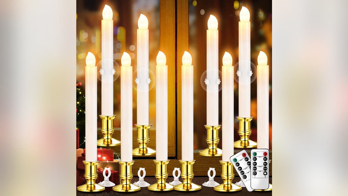 Place these candles in each window. 