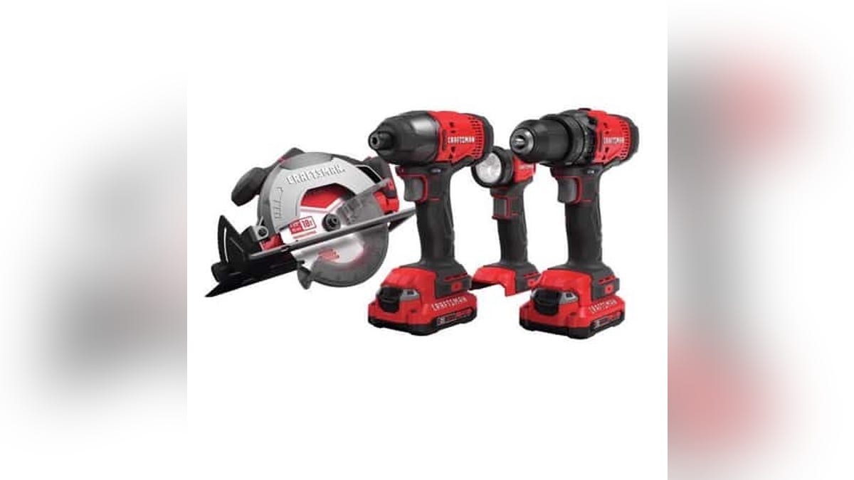 You can get a drill, impact driver and saw all for under $150. 