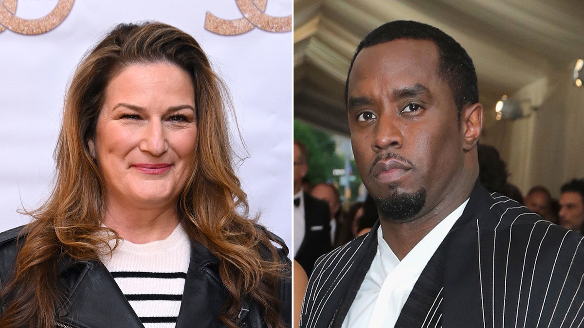 Sean Diddy Combs and Ana Gasteyer