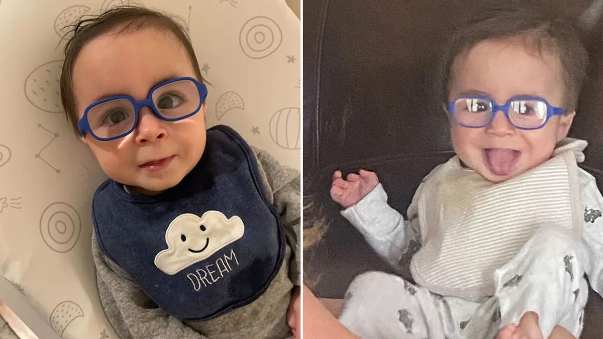 Baby s adorable reaction to his new glasses attracts worldwide attention Melts hearts Fox News