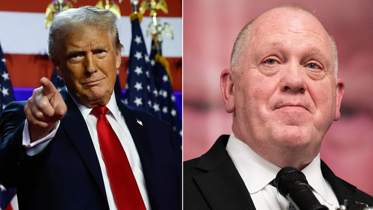 President-elect Trump, left, and Tom Homan.