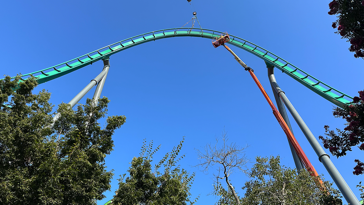 roller coaster Kings Dominion in Virginia