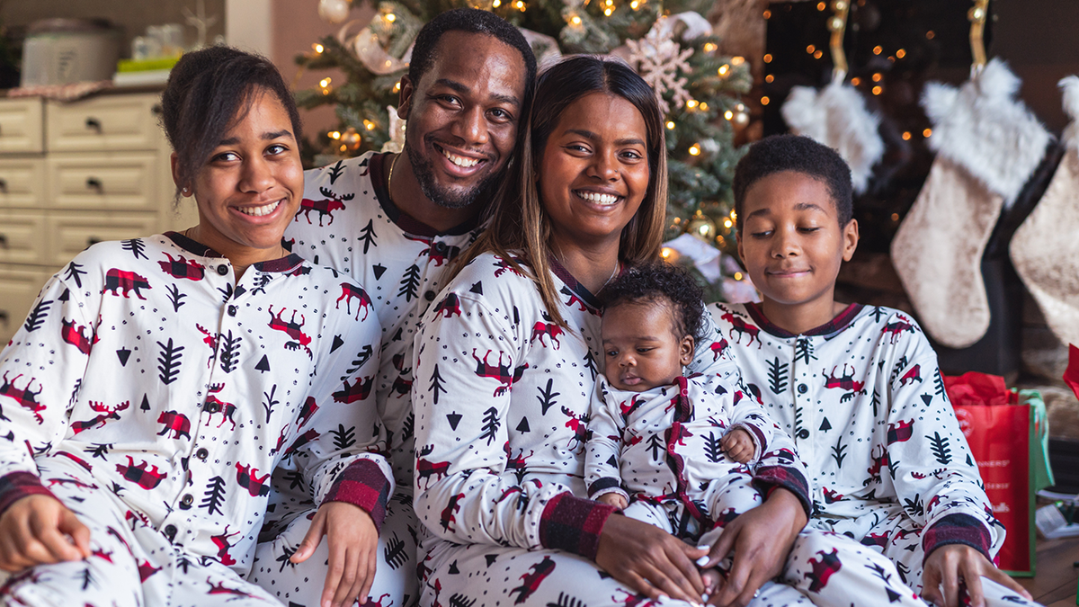 Matching family pajamas black friday sale